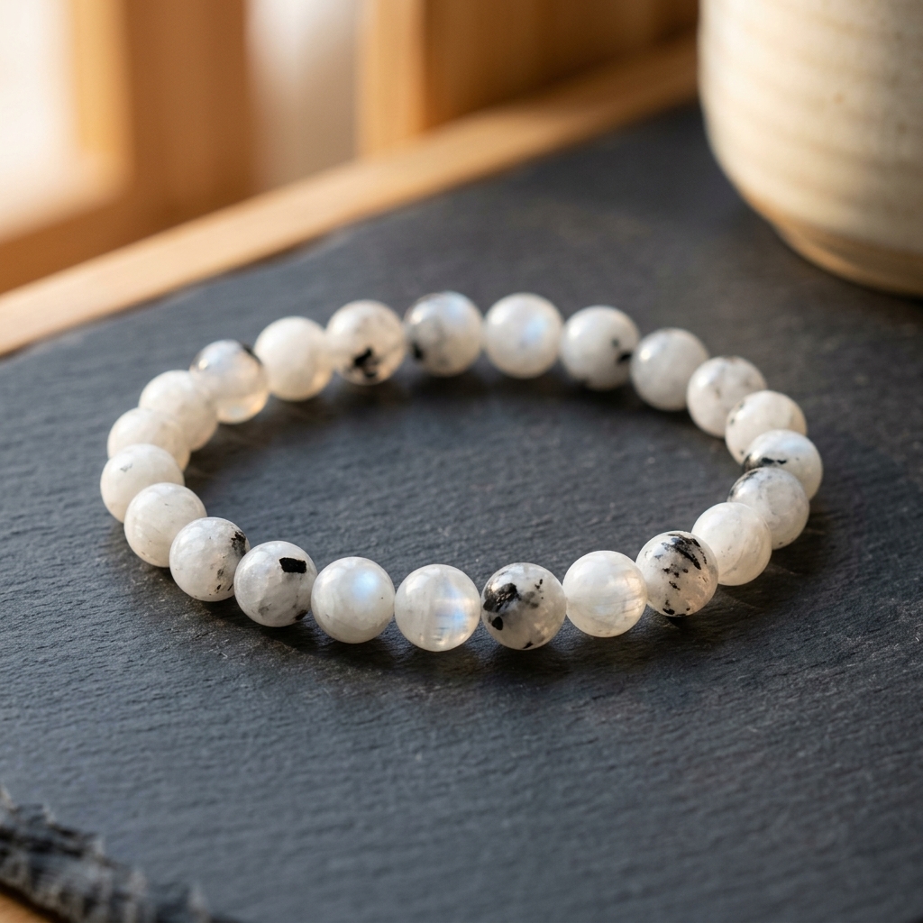Rainbow Moonstone Bracelet
