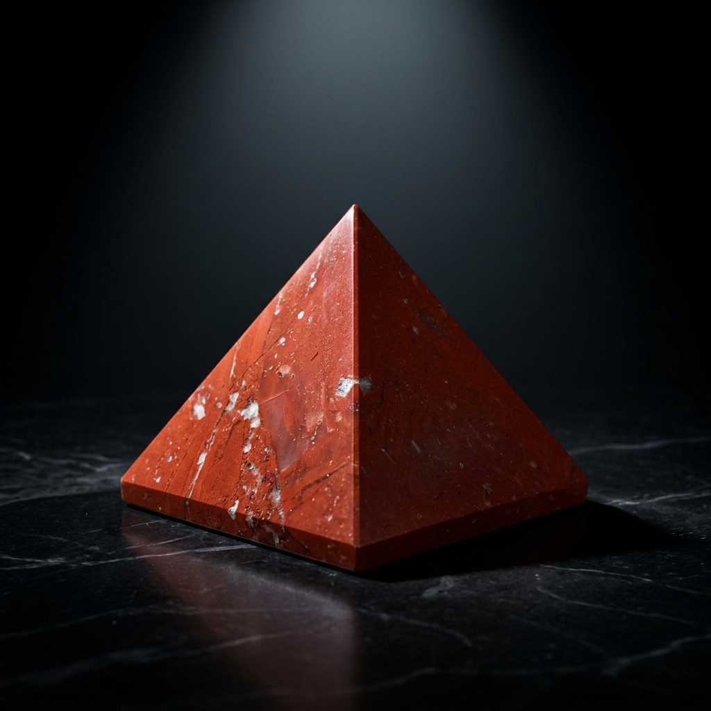 Red Jasper Pyramid