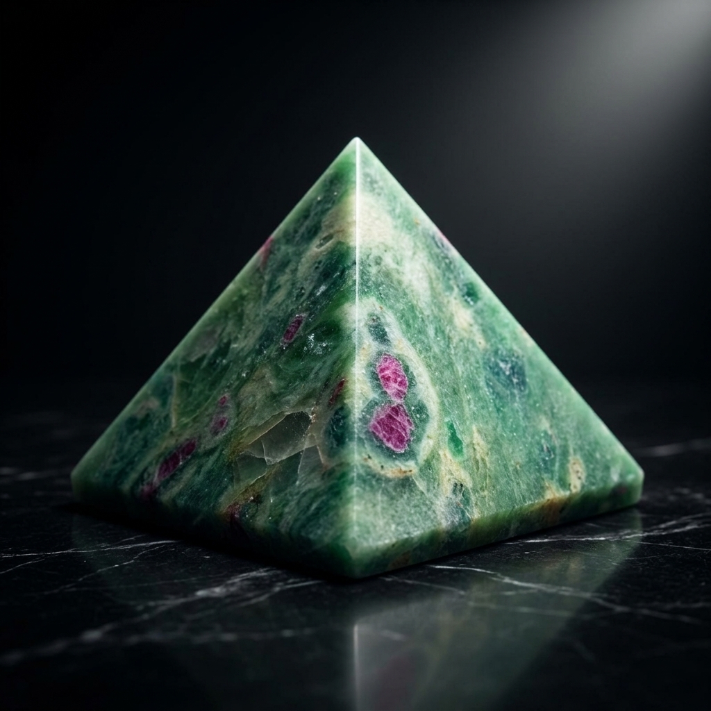Ruby Fuchsite Pyramid